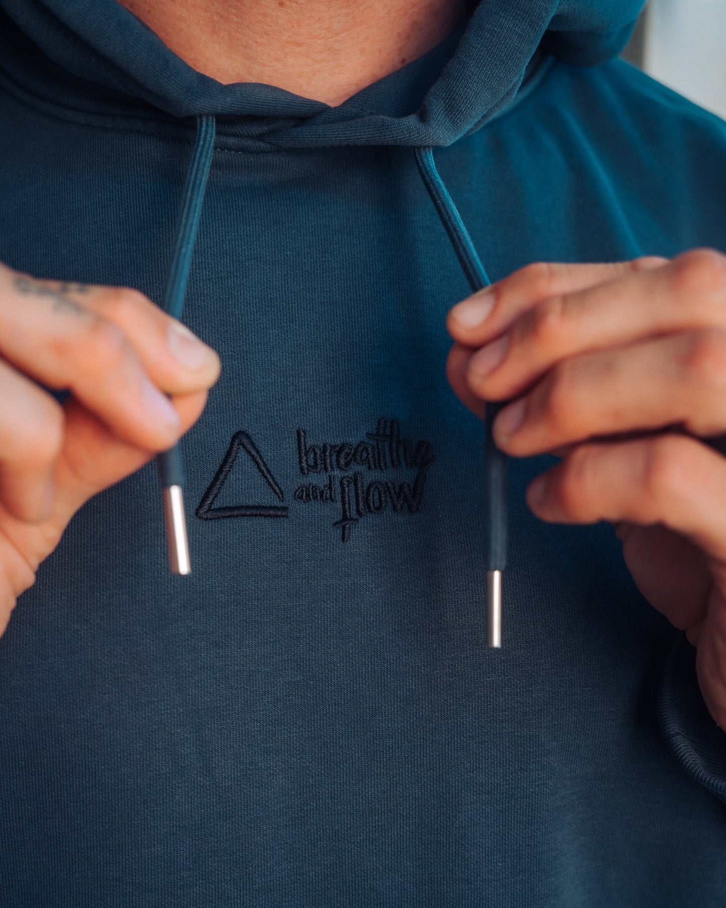 INK BLUE GREY PRACTICE ECO HOODIE