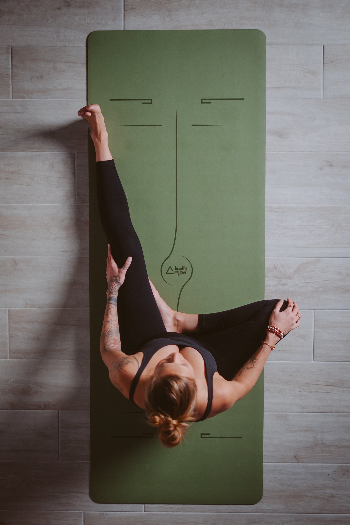 YOGA MAT BREATHE AND FLOW